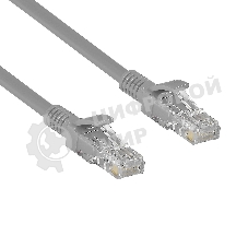 Патч-корд Exegate UTP-RJ45-RJ45-C6-CU-5M-GY, UTP, cat.6, 5м, медь, серый