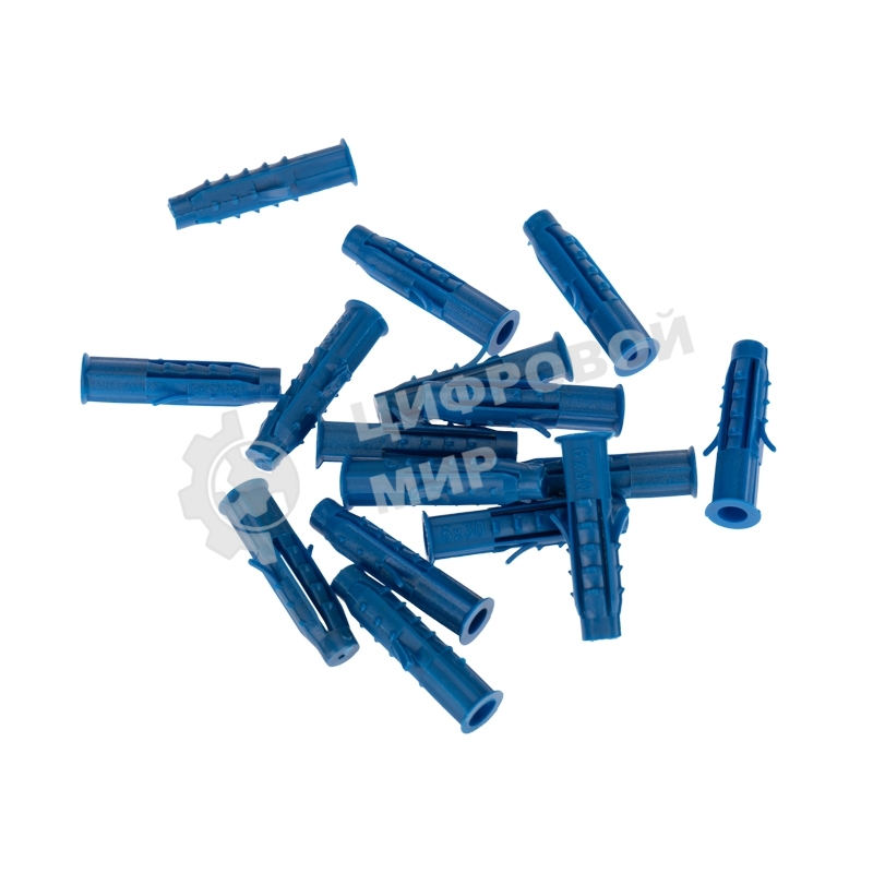Дюбель распорный Kranz 6х30, синий, пакет (50 шт./уп.)