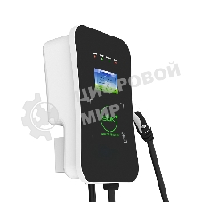 Зарядная станция S'OK Green Energy M3W Series Wallbox EV Charger SM3W32232542-5wf, 3-phase, 22kw (32a/380v), OCPP 1.6J, RFID, WiFi, LAN, уровень защиты IP54, кабель 5м