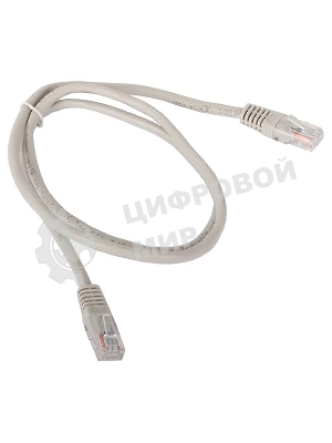 Коммутационный шнур Патч-корд литой Aopen/Qust ANP511 3M UTP cat.5е 3м серый