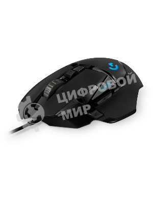 Мышь проводная Logitech G502 HERO черный, 25600 dpi, USB, кнопки - 11