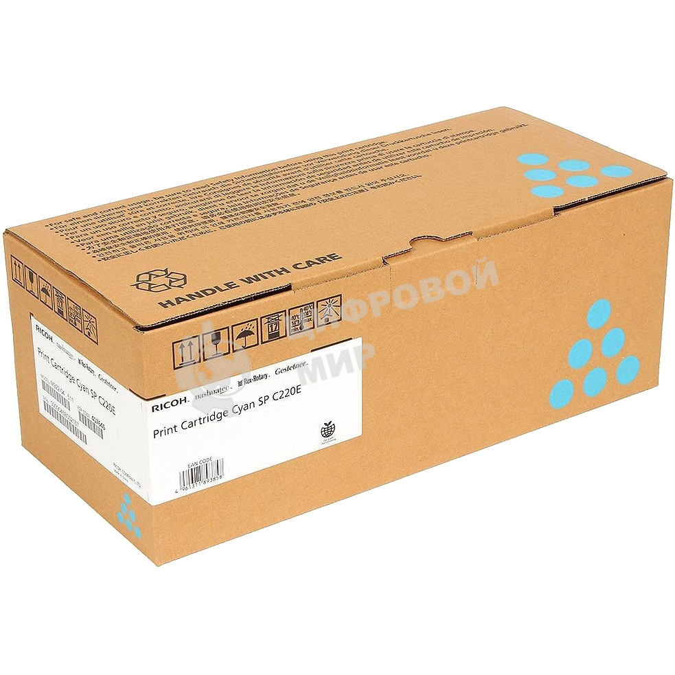 Картридж лазерный Ricoh тип SP C220 голубой для Aficio SP C220S/C221SF/C222SF/ SP C220N/C221N/C222DN 2300 отп.