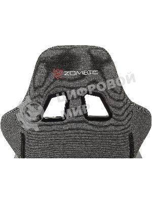 Кресло Zombie Neo 3C1 серый, экокожа, 120 кг, механизм качания