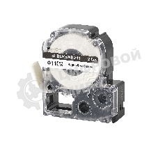 Кассета с лентой S'OK by Sakura Printing BLK5WBA11 для Epson, черный на белом, 11мм/2.5м