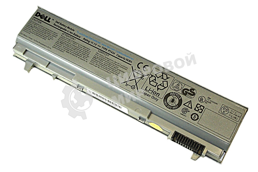 Аккумуляторная батарея для ноутбука Dell Latitude E6400 серебристый 56Wh