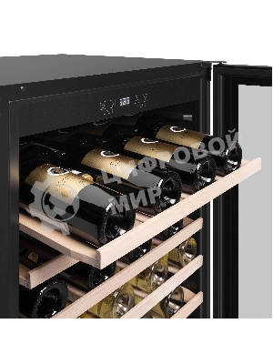 Винный шкаф Maunfeld MFWC-118S40 черный, 118 л, 1 отсек, 40 бут., класс G