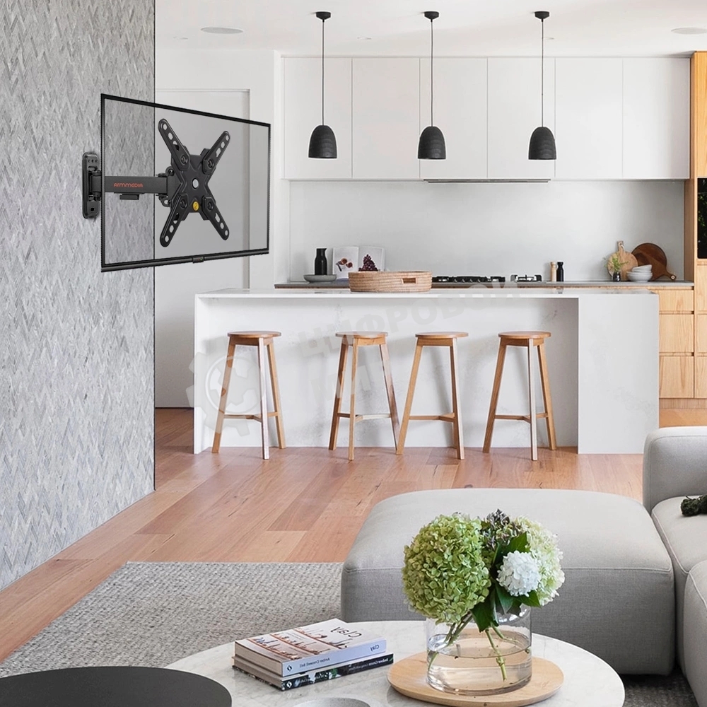 Кронштейн Arm media MARS-7 черный, 15 шт/уп. Кр. стал. настенный для TV 20