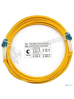 Шнур оптический duplex LC-LC 9/125 sm 7м LSZH Cabeus FOP(d)-9-LC-LC-7m