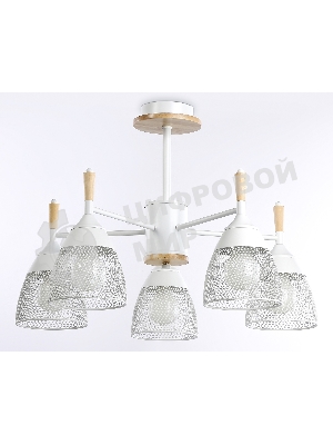 Светильник Ambrella light TR8012/5 WH белый E27*5 max 40W D600*385