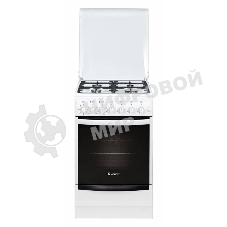 Плита комбинированная Gefest ПГЭ 5102-02 белый, конфорок 4 газовых, духовка 55 л, 50 см x 85 см x 58.5 см