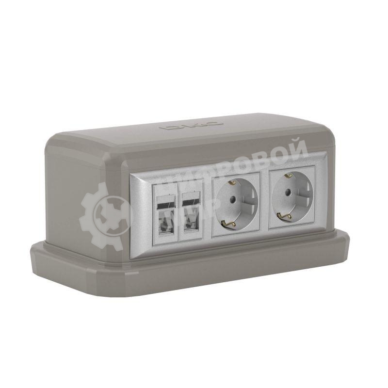 Напольная башенка BUS, 12 модулей, серая 09070 DKC