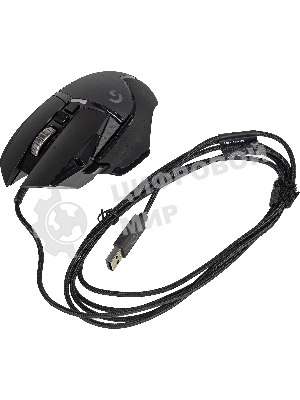 Мышь проводная Logitech G502 HERO черный, 25600 dpi, USB, кнопки - 11