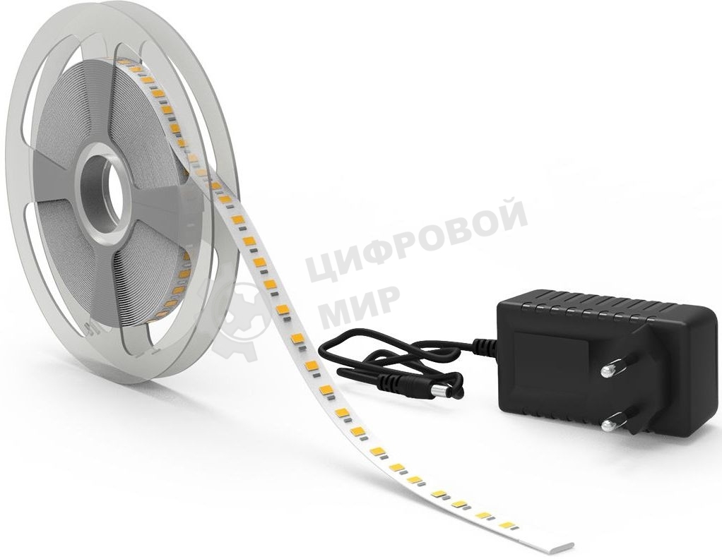 Лента светодиодная Basic в комплекте Gauss 12V 12W/m 1200lm/m 3000K IP65 LED 5m 1/50