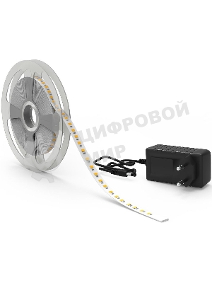 Лента светодиодная Basic в комплекте Gauss 12V 12W/m 1200lm/m 3000K IP65 LED 5m 1/50