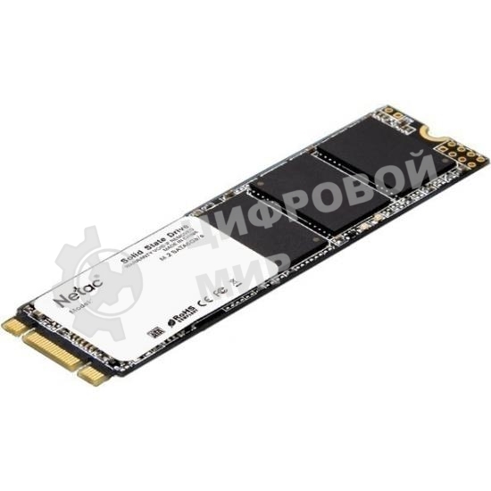 Накопитель SSD Netac N535N, 256Gb, M.2 2280, SATA-III, R/W 540/490