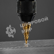 Сверло ступенчатое Matrix, 4-6-8-10-12-14-16-18-20 мм, HSS, спиральный проф., шестигр. хвостовик