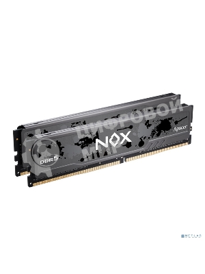 Оперативная память Apacer Nox, DDR5, 32GB (2x16GB), 5600MHz, CL40, DIMM, радиатор, черный