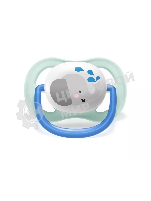 Соска-пустышка Philips Avent SCF080/05 Слон/Пингвин, 0-6 мес, 2 шт, для мальчиков