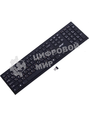 Клавиатура беспроводная Acer OKR010, USB, Радиоканал, черный