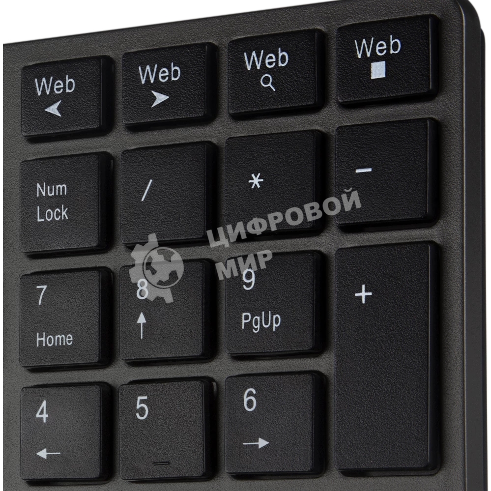 Клавиатура Sven KB-E5300W беспроводная, радиоканал, чёрный