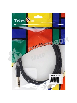 Кабель-адаптер 3.5ST(M)/6.35 ST(M), 1.5м, Telecom PRO TAV6165-1.5M