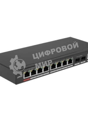 Коммутатор Dahua DH-CS4010-8GT-110, 10×1 Гбит/с, управляемый