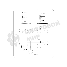 Светильник Ambrella light LH51015/5 BK/BS/FR черный/латунь/белый матовый G9*5 max 28W 800*560*170