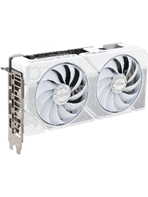 Видеокарта ASUS GeForce RTX 5060 TI DUAL WHITE OC, NVIDIA RTX 5060 Ti, 16 ГБ GDDR7, 128 бит, PCI-e 5.0, 1xHDMI, 3xDP, 2632 МГц
