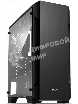 Компьютерный корпус Zalman S3 черный без БП ATX 2x120мм 2xUSB 2.0 1xUSB 3.0 audio bott PSU