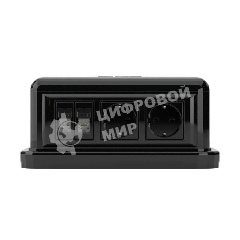 Башенка напольная BUS черный ДКС 09090