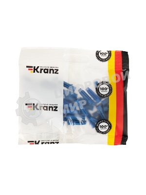 Дюбель распорный Kranz 6х25, синий, пакет (50 шт./уп.)
