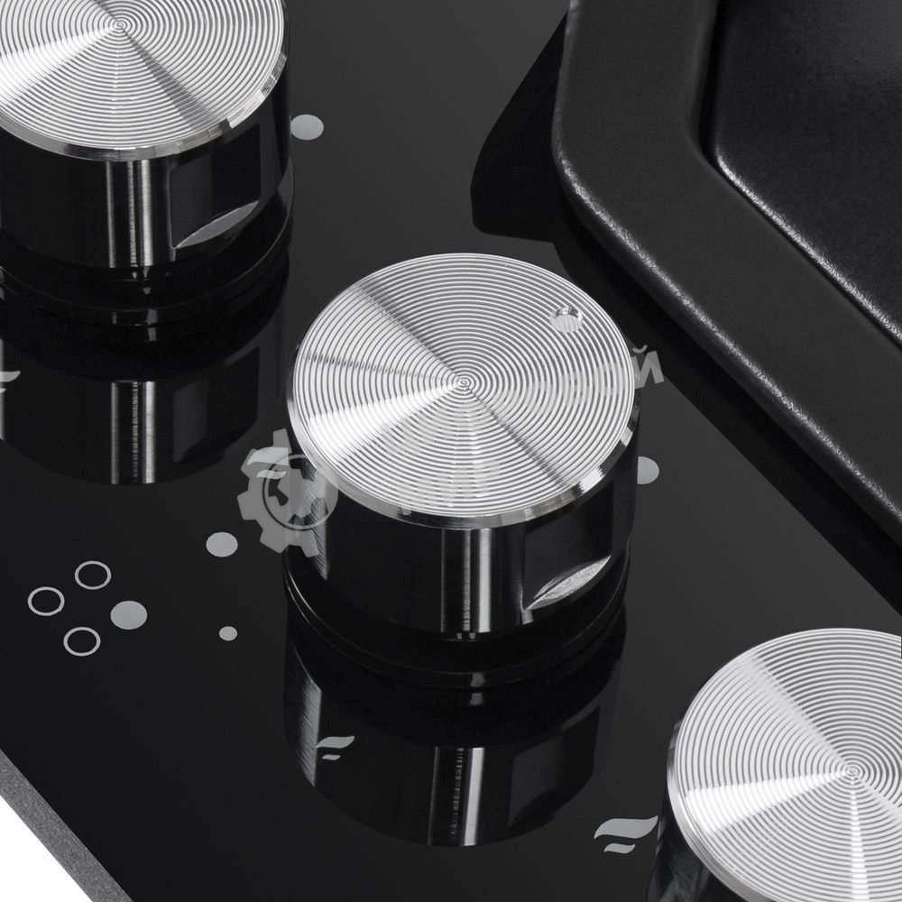 Газовая варочная панель Maunfeld EGHG.64.23CB/G, 4 конфорки, закаленное стекло, черный