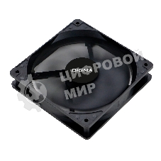 Вентилятор для корпуса Digma DFAN-120-9 черный, 120 мм, 1200 об/мин, 23 дБ, 4 pin