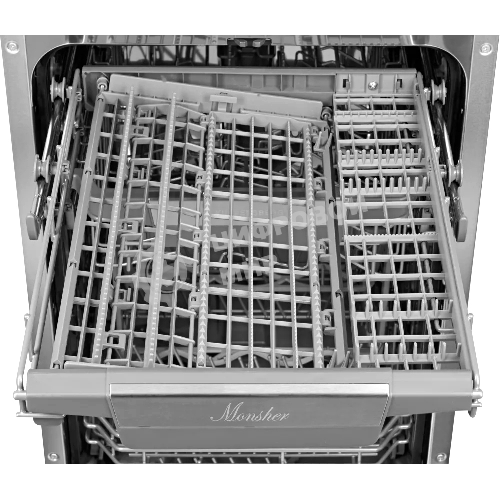 Встраиваемая посудомоечная машина Monsher MD 4503, серебристый, 44.8 см, 10 компл., 52 дБ, класс A++