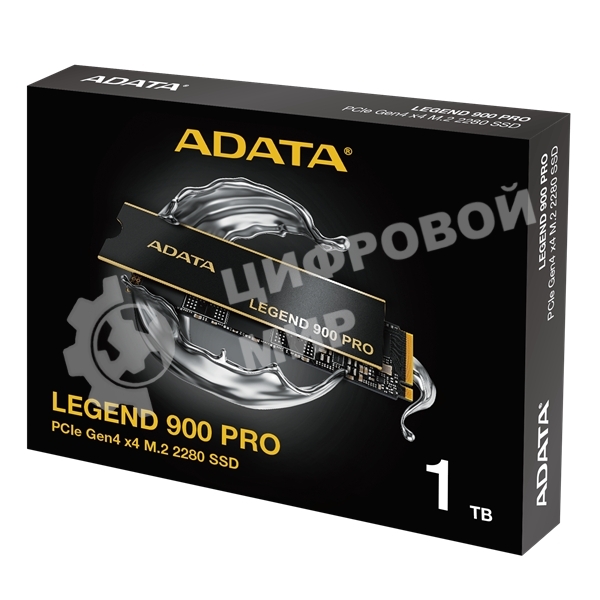 Накопитель SSD ADATA LEGEND 900 PRO, 1Tb, PCIe 4.0 x4, M.2 2280, NVMe, R/W 7400/6000