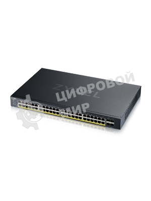 Коммутатор XGS1935-52HP, 52 Port Smart Managed PoE Switch, 48x Gigabit PoE and 4x 10G SFP+, hybrid mode, standalone or NebulaFlex Cloud, 375 Watt PoE