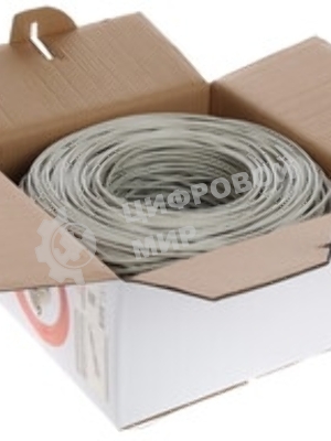 Кабель FTP Cablexpert FPC-5004E-SO кат.5e медь однож. экран, 305м pullbox, серый