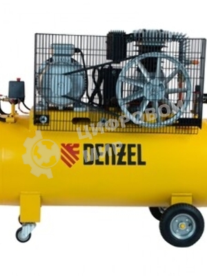 Компрессор воздушный Denzel BCI3000-T/200 рем. привод, 3,0 кВт, 200 л, 530 л/мин