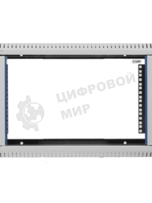 Шкаф коммутационный ЦМО (ШРН-6.350) настенный 6U 600x350 мм пер. дв. стекл 200 кг серый 300 мм 180 град.
