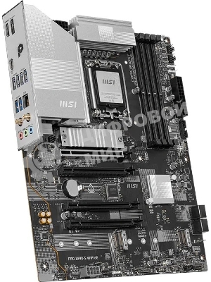 Материнская плата MSI PRO Z890-S WIFI6E, LGA1851, Intel Z890, 4xDDR5, 4xSATA, 3xM.2, 1xPCIe 5.0 x16, 1xPCIe 4.0 x4, 1xPCIe 3.0 x1, 1xHDMI, 1xDisplayPort, 1x 2.5Gb LAN, 6xUSB 5Gbps Type-A, 1xUSB 20Gbps Type-C, 3x3.5 мм, 7.1, ATX