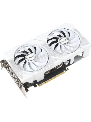 Видеокарта ASUS GeForce RTX 5060 TI DUAL WHITE OC, NVIDIA RTX 5060 Ti, 16 ГБ GDDR7, 128 бит, PCI-e 5.0, 1xHDMI, 3xDP, 2632 МГц