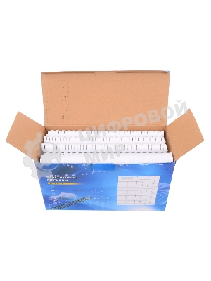 Пружины для переплета пластиковые Office Kit 38мм (на 281-340 листов) белый (50шт) (BP2111)