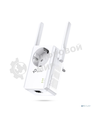 Сетевой адаптер TP-Link SOHO TL-WA860RE 300Mbps Wireless N Wall Plugged Range Extender with AC Passthrough, QCA(Atheros), 2T2R, 2.4GHz, 802.11b/g/n, 1 10/100Mbps LAN port, Range Extender button, Range Extender mode, suppo поставляется без кабеля RJ-45