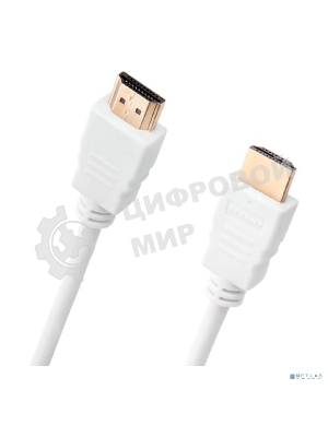 Кабель Rexant HDMI - HDMI 1.4, 2 м Gold белый