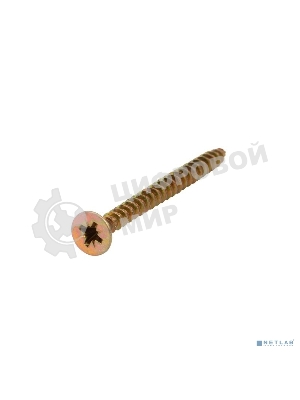 Саморез универсальный Kranz 5х60, желтый цинк, пакет (10 шт.)