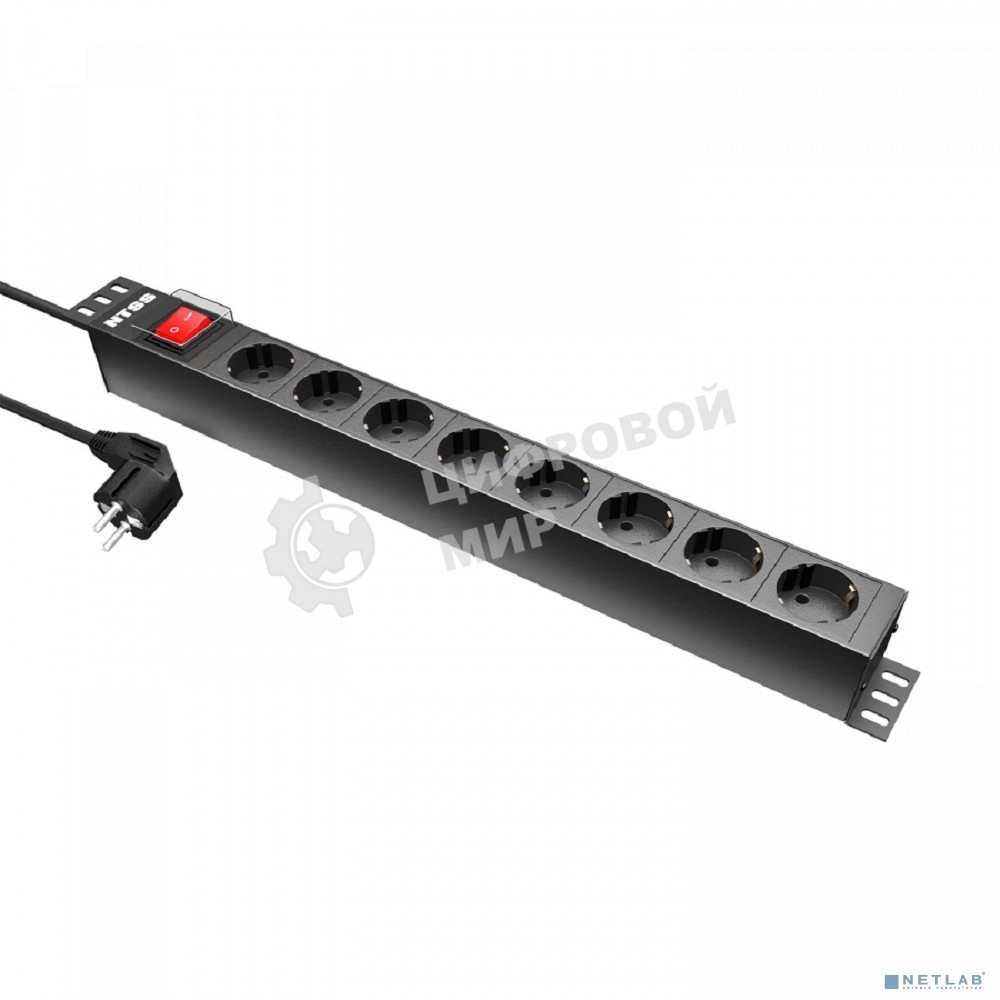 Блок распределения питания NTSS NTSS-PDU-DA2032 гор.размещ. 8x базовые 16A Schuko 1.8м