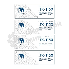 Картридж NVP совместимый NV-TK-1150-SET4 для Kyocera M2135dn/M2635dn/M2735dw/P2235dn/P2235dw (3000k) (4 шт)