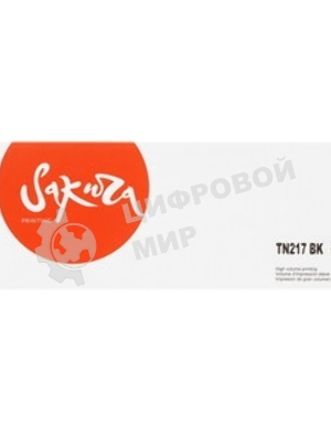 Картридж лазерный Sakura TN217BK для Brother DCP-L3550CDW/DCP-L3550/HL-L3230CDW/HL-L3230/MFC-L3770CDW/MFC-L3770, черный, 3000 к.