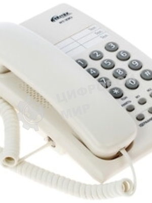 Телефон проводной Ritmix RT-330 белый