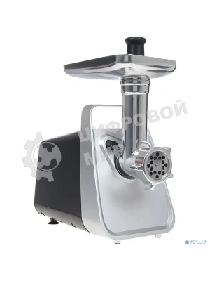 Мясорубка электрическая Moulinex ME306832 черный, 1600 Вт, 1.9 кг/мин, реверс, защита от перегрузки, металлический лоток, насадки - 6